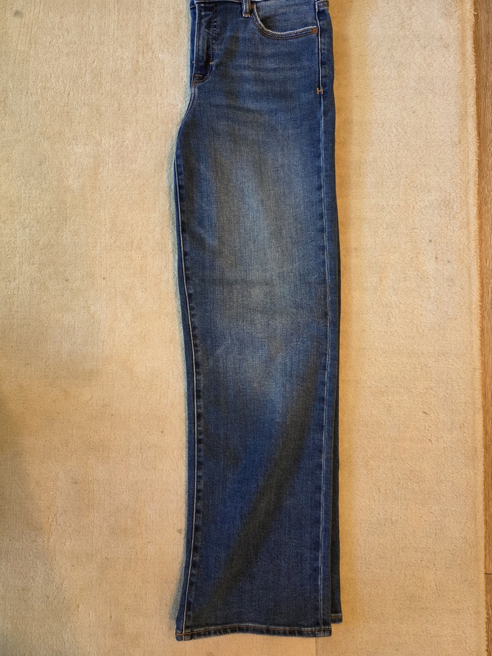 Classic Women's Blue, High Rise Straight-Leg Jeans